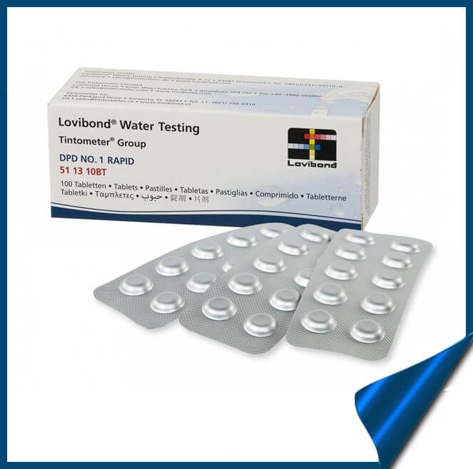 Таблетки DPD4 (Активный Кислород) для тестера